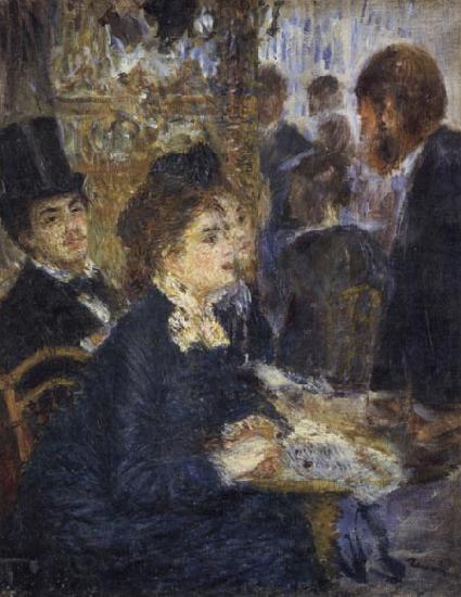 Pierre Renoir At the Cafe China oil painting art